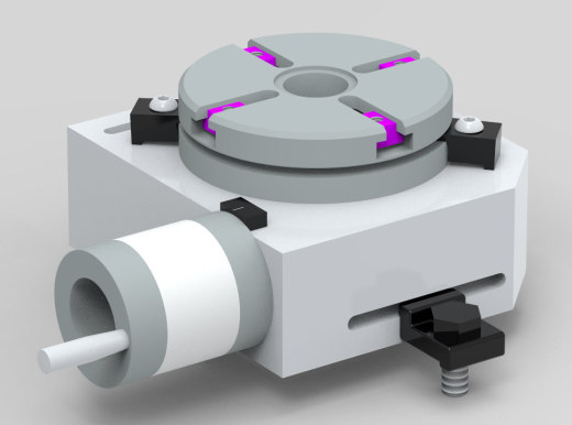 机床卡盘及尾部顶针支座缩略图
